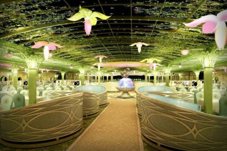 En croisière avec Disney photo disney cruise enchanted garden 468x312 En croisière avec Disney