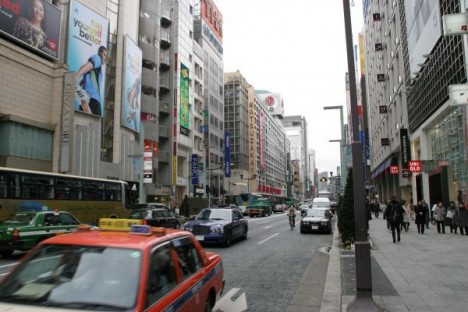 ginza district 468x312 Le quartier de Ginza à Tokyo perd de son lustre