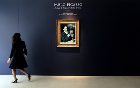 portrait of angel fernandez de soto 468x293 Un Picasso en quête de record chez Christies