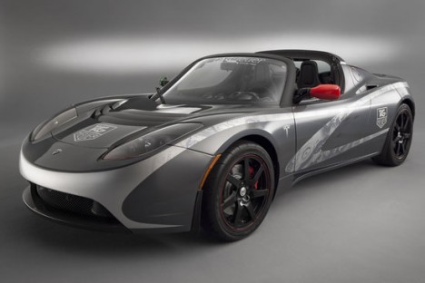 tag heuer tesla roadster 468x312 Une Tesla Roadster aux couleurs de TAG Heuer
