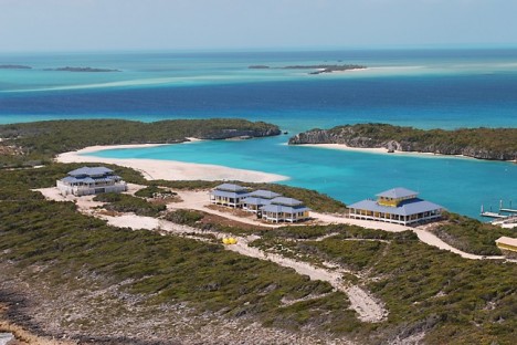 exuma private island 468x312 Une île à vendre aux Bahamas : 110 millions de $