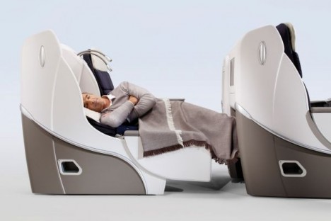 air france flat bed 468x312 La nouvelle classe affaires sur AirFrance