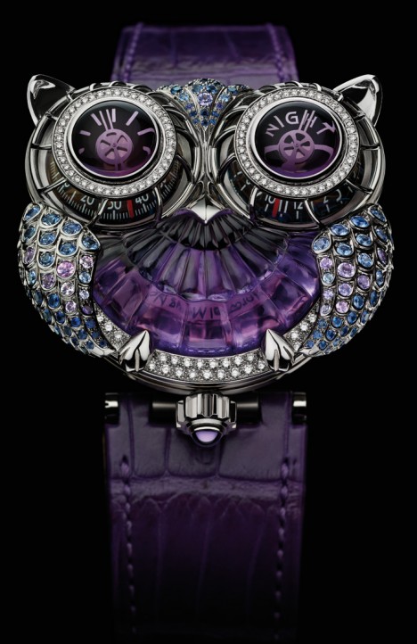 La JwlryMachine par MB&F et Boucheron photo jwlrymachine purple face 468x722 La JwlryMachine par MB&F et Boucheron