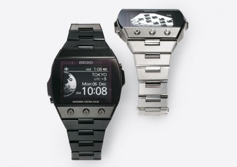 Seiko invente une nouvelle manière dafficher lheure photo seiko Active Matrix EPD watch 468x329 Seiko invente une nouvelle manière dafficher lheure