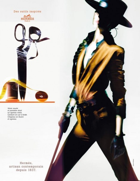 Hermes Spring 2011 Ad 468x606 Campagne publicitaire Hermès printemps 2011