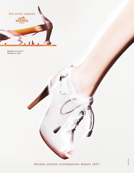 Hermes Spring Summer 2011 campaign 468x606 Campagne publicitaire Hermès printemps 2011