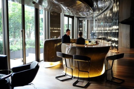 Mandarin Oriental Paris bar design 468x311 Inauguration du Mandarin Oriental Paris