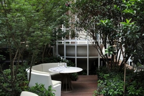 Mandarin Oriental Paris garden 468x312 Inauguration du Mandarin Oriental Paris