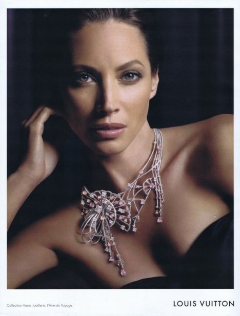 Christy Turlington égérie des bijoux Louis Vuitton photo Christy Turlington for Louis Vuitton 468x617 Christy Turlington égérie des bijoux Louis Vuitton