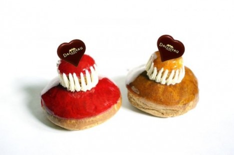 Dalloyau Valentine Valentin 468x311 Les Maîtres pâtissiers interpètent la Saint Valentin