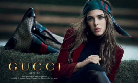 Charlotte Casiraghi, nouvelle égérie Gucci photo Charlotte Casiraghi Gucci campaign 468x284 Charlotte Casiraghi, nouvelle égérie Gucci