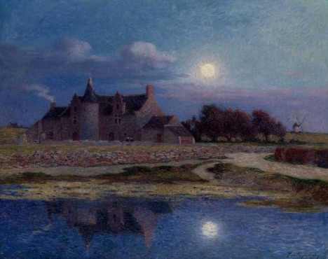 Kervaudu au clair de lune du Puigaudeau 468x370 Exposition Du Puigaudeau au Croisic