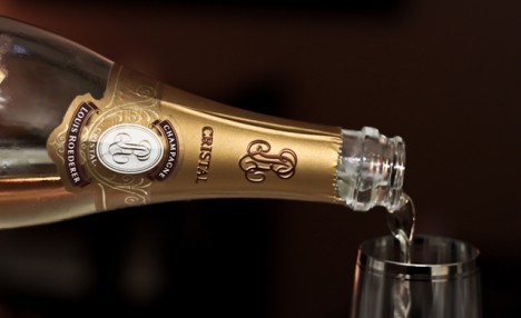 Une bouteille de champagne à 100.000 euros photo Louis Roederer Cristal champagne 468x286 Une bouteille de champagne à 100.000 euros
