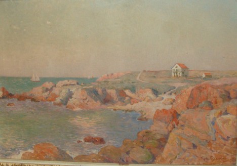 bord de cote du Puigaudeau 468x328 Exposition Du Puigaudeau au Croisic