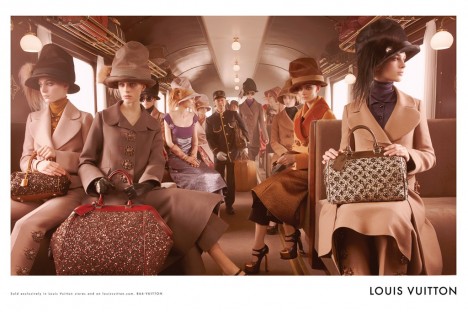 À bord du Louis Vuitton Express photo Louis Vuitton Campaign FW 2012 468x312 À bord du Louis Vuitton Express