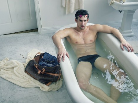 Michael Phelps Louis Vuitton 468x350 Michael Phelps pose pour Louis Vuitton‎