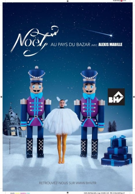 BHV Rivoli Alexis Mabille 468x669 Alexis Mabille revêt le BHV de ses habits de Noël